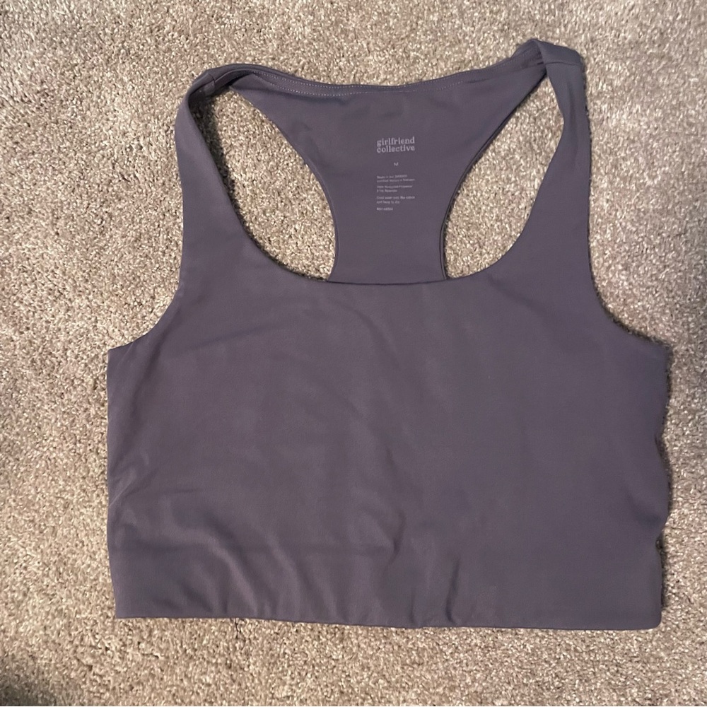 Girlfriend Collective Classic Paloma Sports Bra in Dahlia